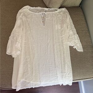 Anne Cole White Swim Coverup